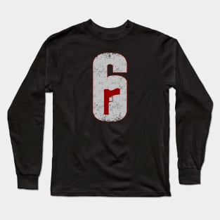 r6 logo fan art Long Sleeve T-Shirt